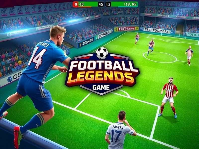 Football Legends Game Screenshot showing intense soccer action