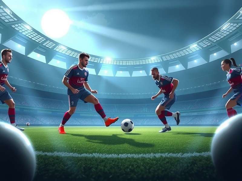 Football Legends Game Screenshot showing intense match action