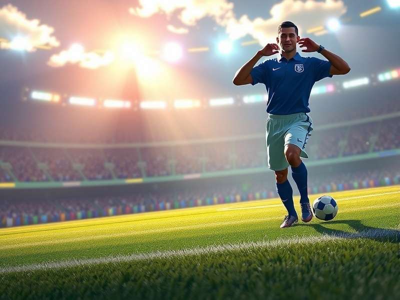 Football Legends 2024 gameplay screenshot showing a striker taking a shot