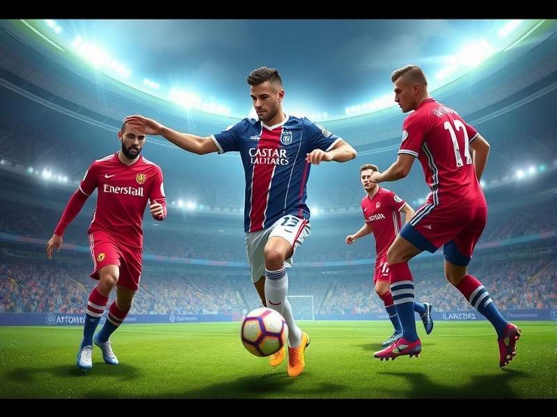 Football Legends 2025 gameplay screenshot showing a player taking a shot