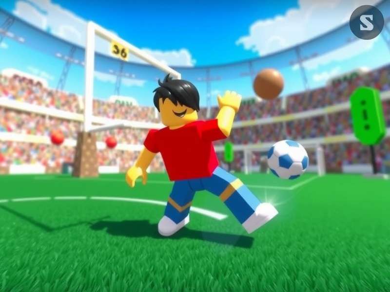 Football Legends Roblox gameplay screenshot showing intense action