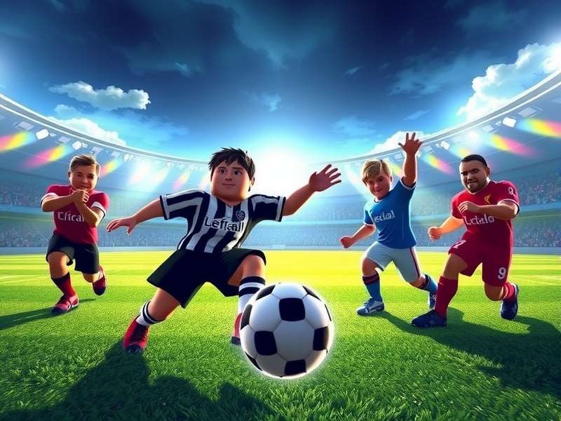 Football Legends Roblox gameplay screenshot showing script features