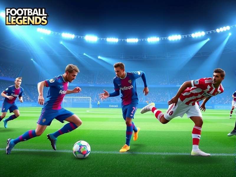 Football Legends Y8 2019 gameplay screenshot showing two players competing