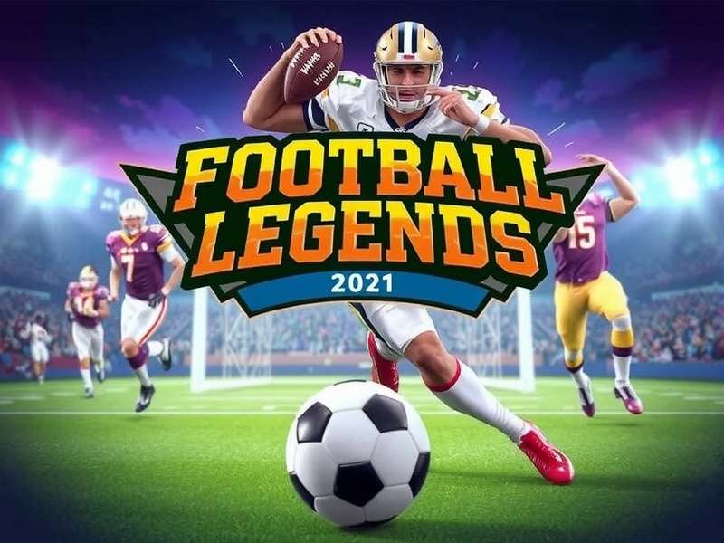 Football Legends character selection screen showing different legendary players