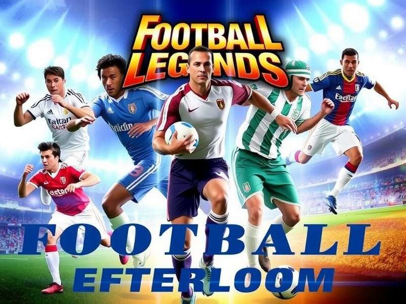 Football Legends controls diagram showing keyboard and touch controls