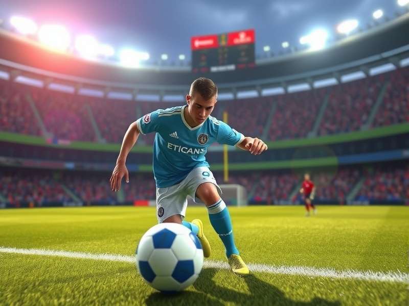 Football Legends Unblocked Gameplay Screenshot showing intense soccer action