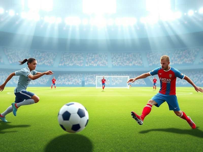 Football Legends 2024 intense multiplayer match on Poki platform
