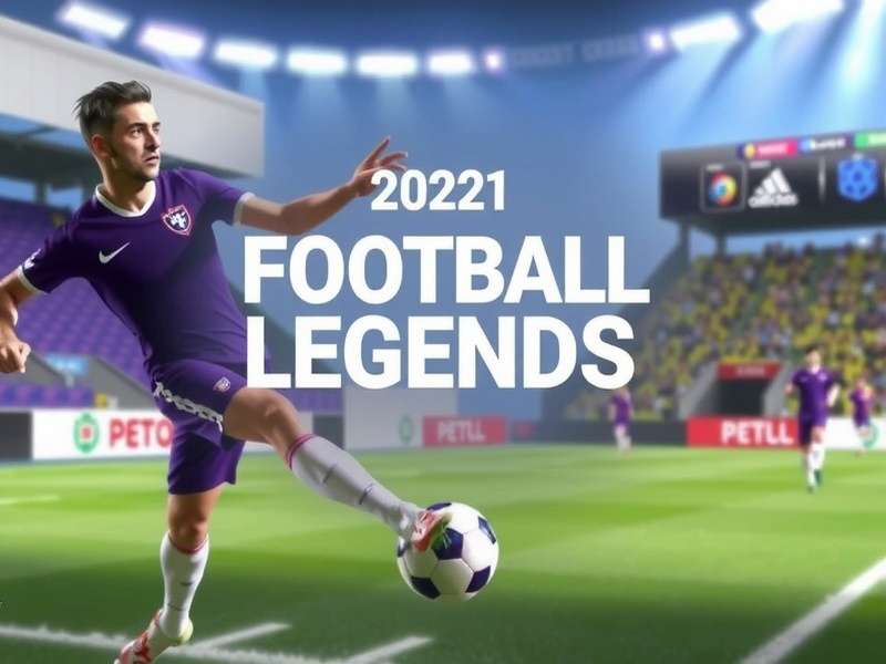 Football Legends 2021 intense two-player gameplay on a computer screen