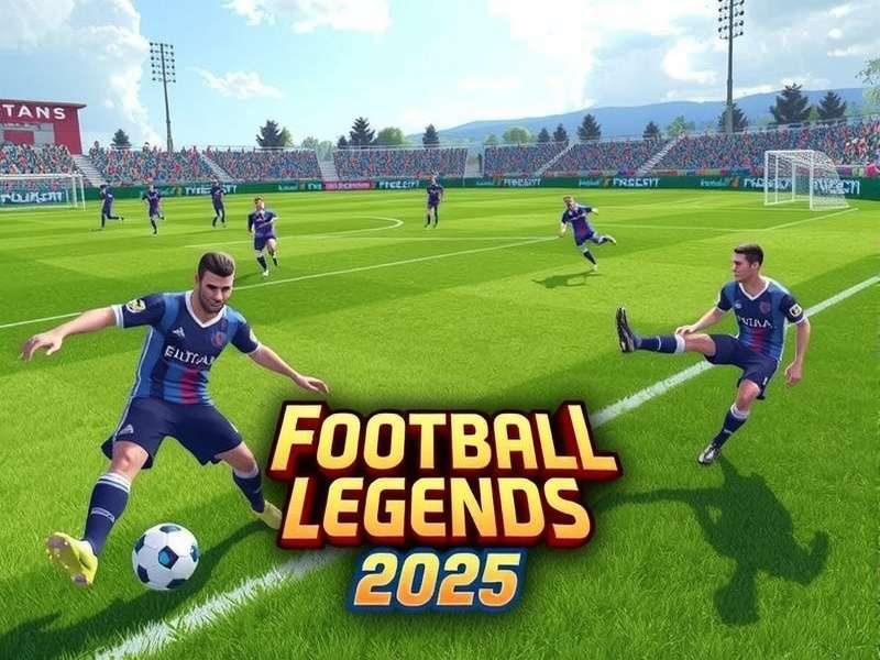 Football Legends 2025 PC gameplay screenshot showing intense match action