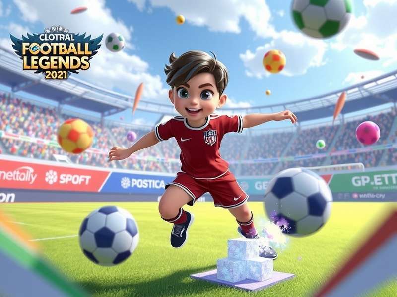 Football Legends 2021 Poki gameplay screenshot showing intense soccer action