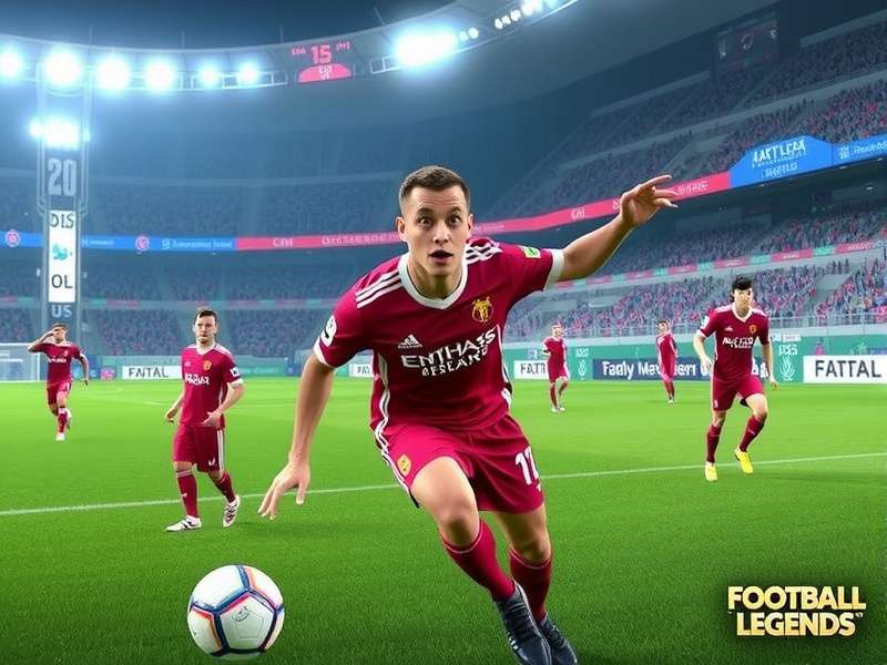 Football Legends 2021 intense match gameplay screenshot showing two players competing