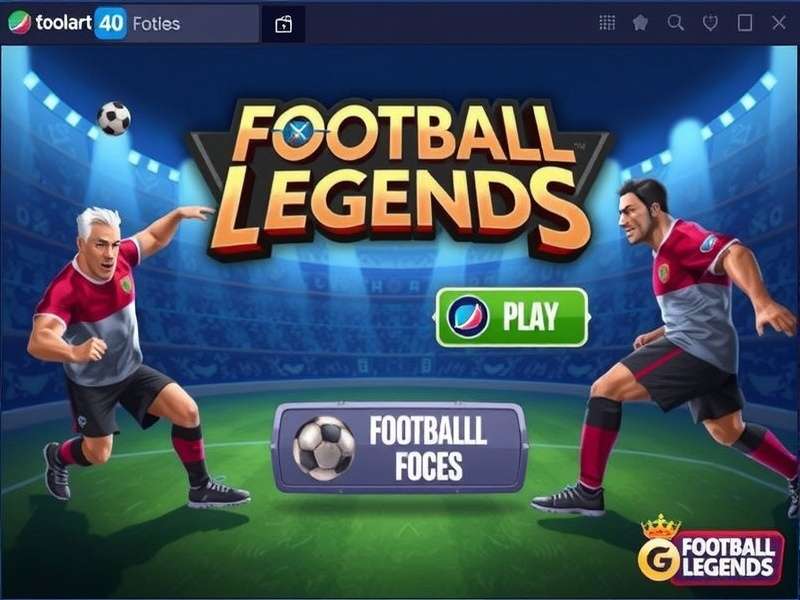 Football Legends Unblocked gameplay screenshot showing soccer match