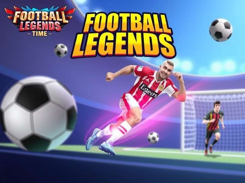 Football Legends Soccer Time Game screenshot showing intense match action