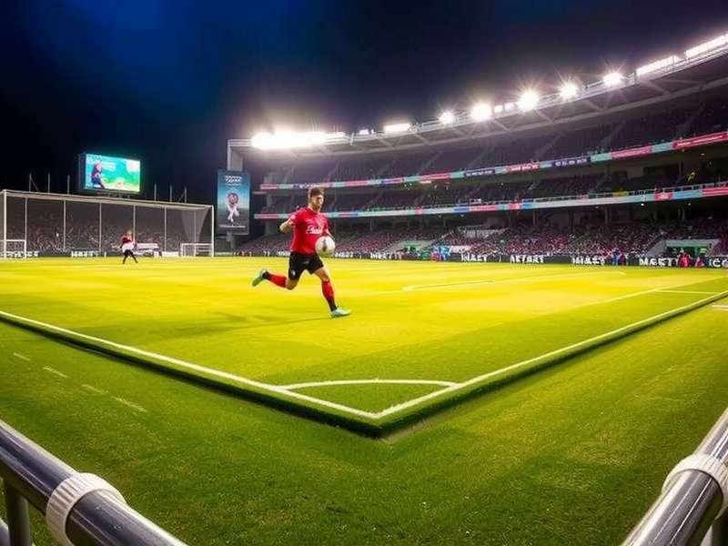 Football Legends gameplay screenshot showing a virtual soccer match