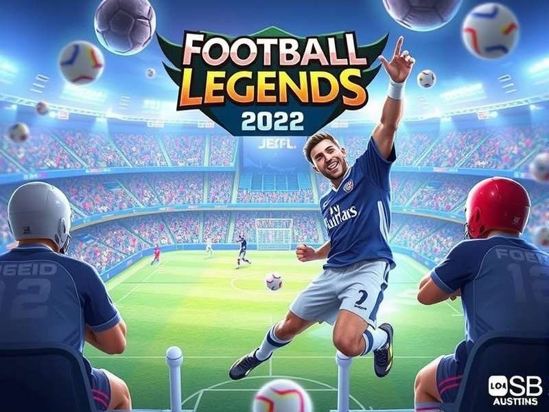 Football Legends 2022 Y8 gameplay screenshot showing a match in action