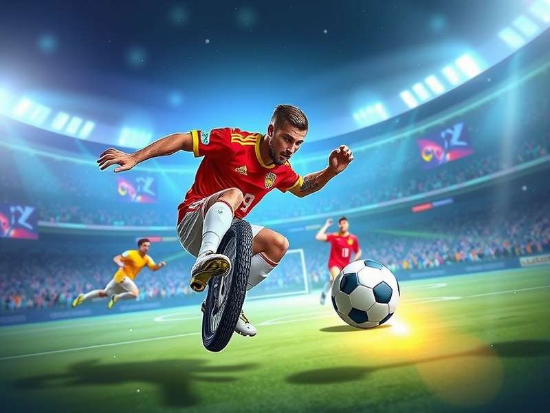 Football Legends Gameplay Screenshot on a Laptop