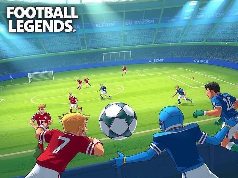 Football Legends gameplay screenshot showing intense match action