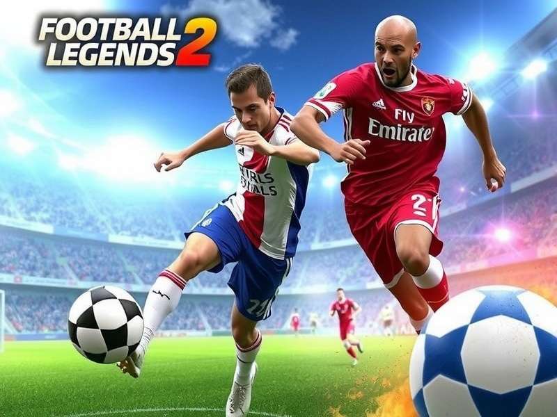 Two players competing in Football Legends 2 Player Unblocked Game on screens