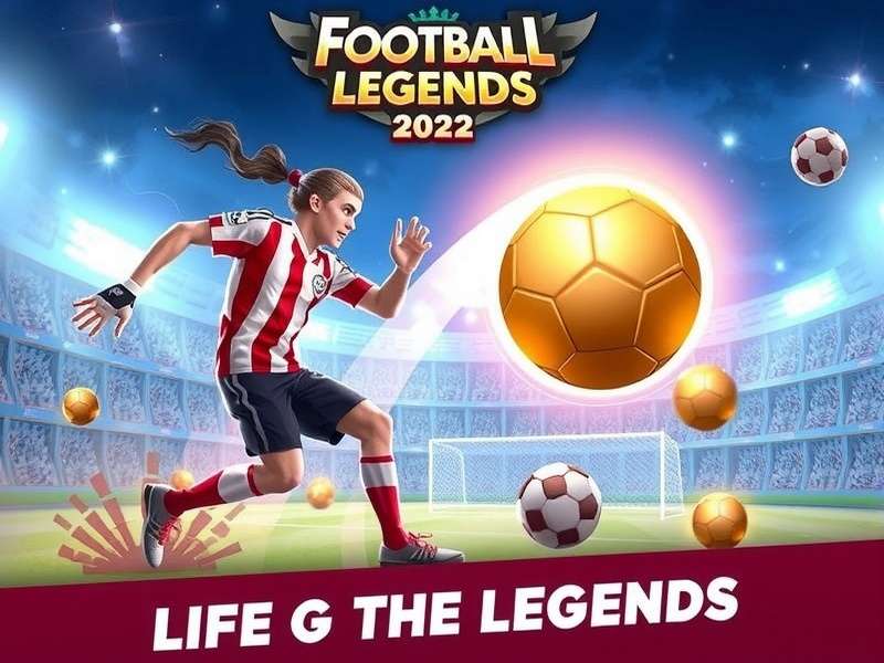 Football Legends 2022 gameplay screenshot showing intense match action