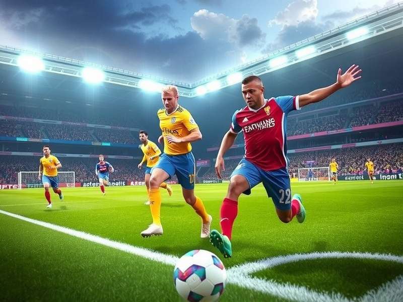 Football Legends gameplay screenshot showing intense soccer action