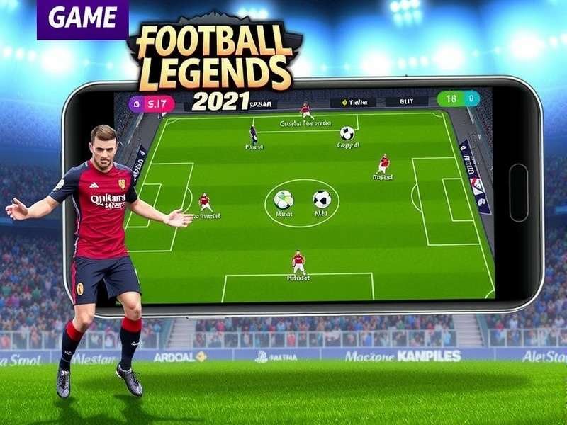 Football Legends character selection screen with stats