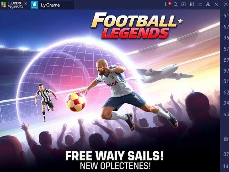 Football Legends 2021 two players competing on same screen