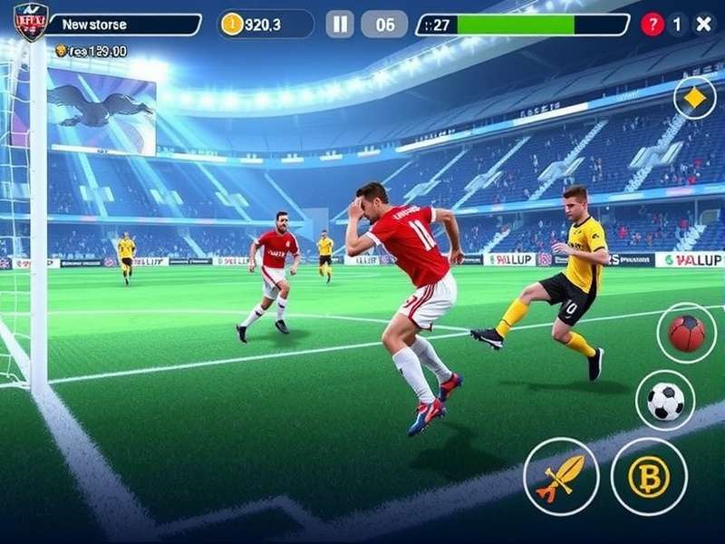 Football Legends 2021 gameplay screenshot showing intense soccer action