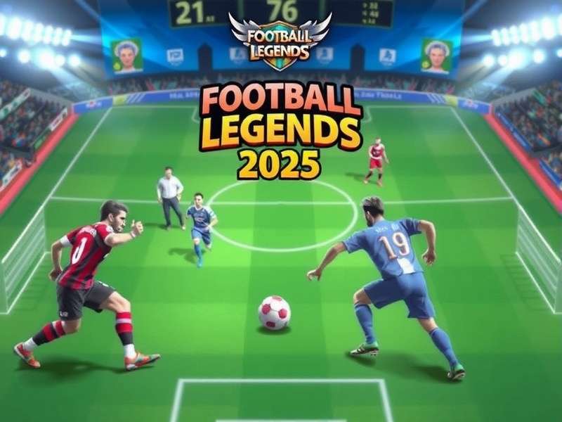 Football Legends 2025 gameplay screenshot showing realistic graphics