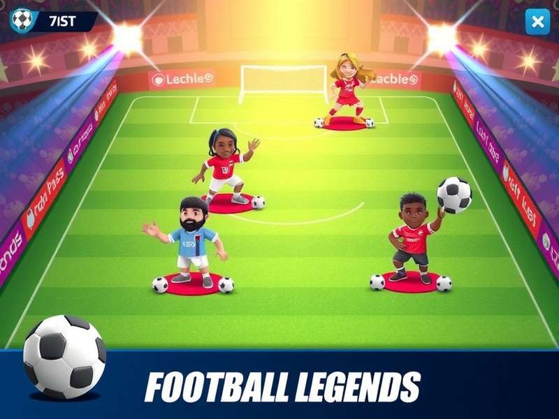 Football Legends Game Poki screenshot showing intense match action