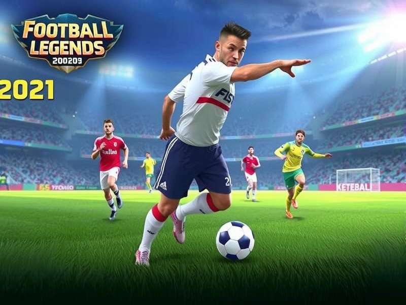 Football Legends 2021 gameplay screenshot showing intense match action