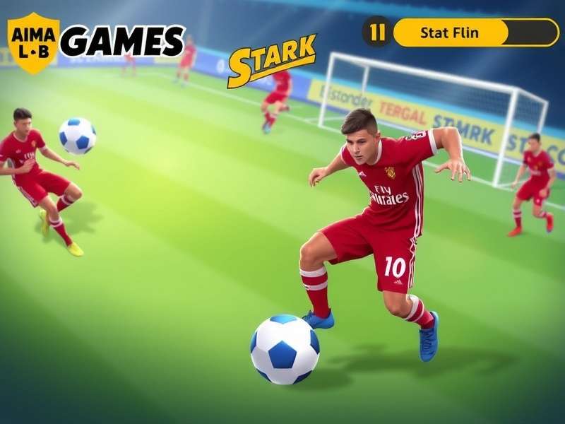 Gameplay screenshot of Football Legends on Y8 Games showing intense soccer action