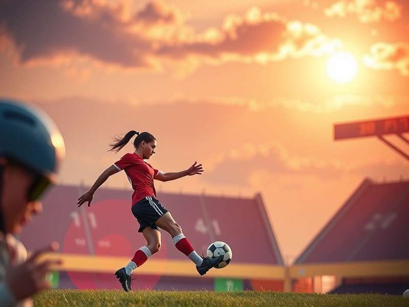 Gameplay screenshot of Football Legends 2021 showing intense multiplayer action