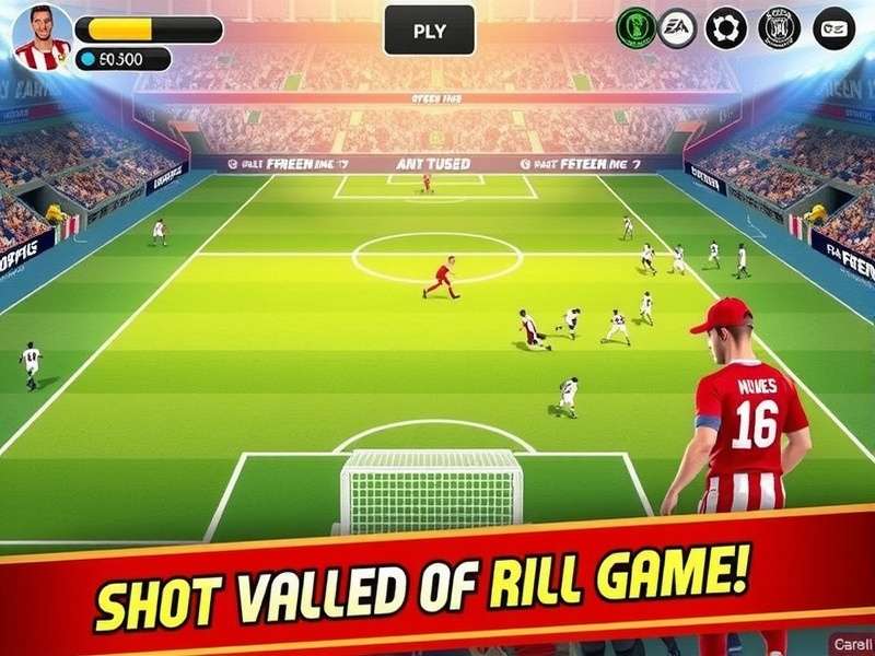 Football Legends Game Crazy Games 2 gameplay screenshot showing intense football action