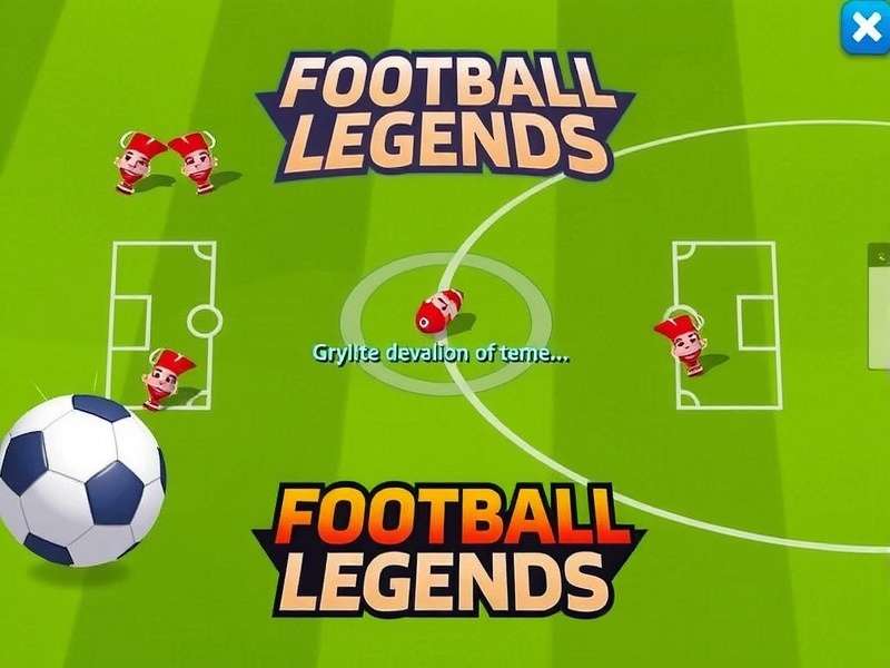 Football Legends Game Screenshot Showing Exciting Match