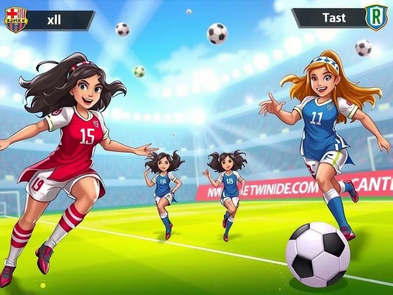 Football Legends Poki gameplay screenshot showing intense match action