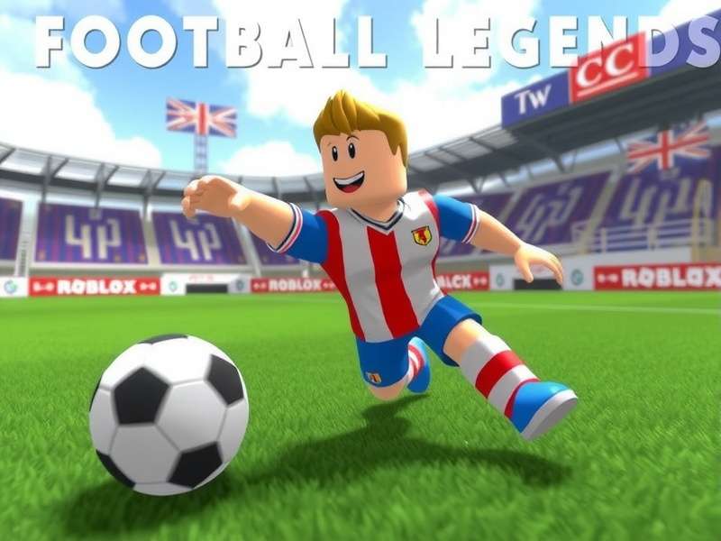 Football Legends Roblox gameplay scene featuring Indian players and stadium