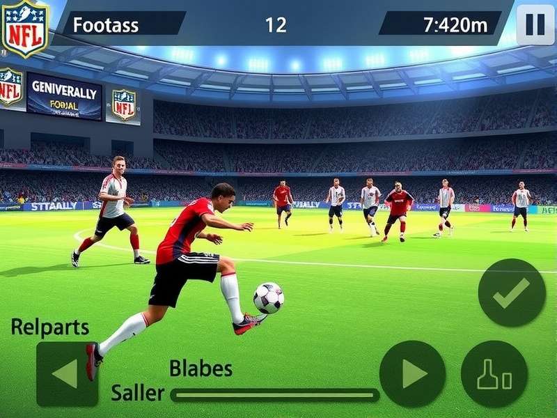 Football Legends 7v7 gameplay action shot with Indian pro players