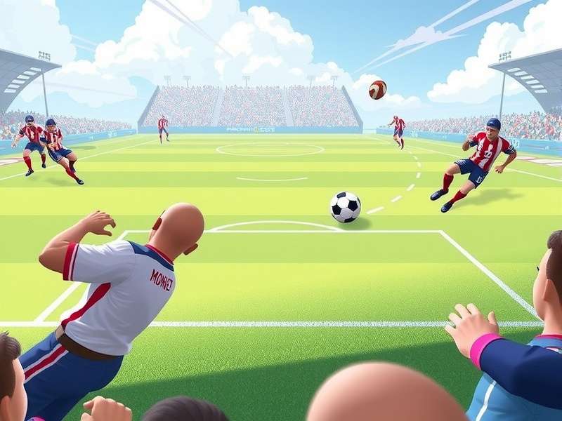 Football Legends Game – intense match action on the pitch