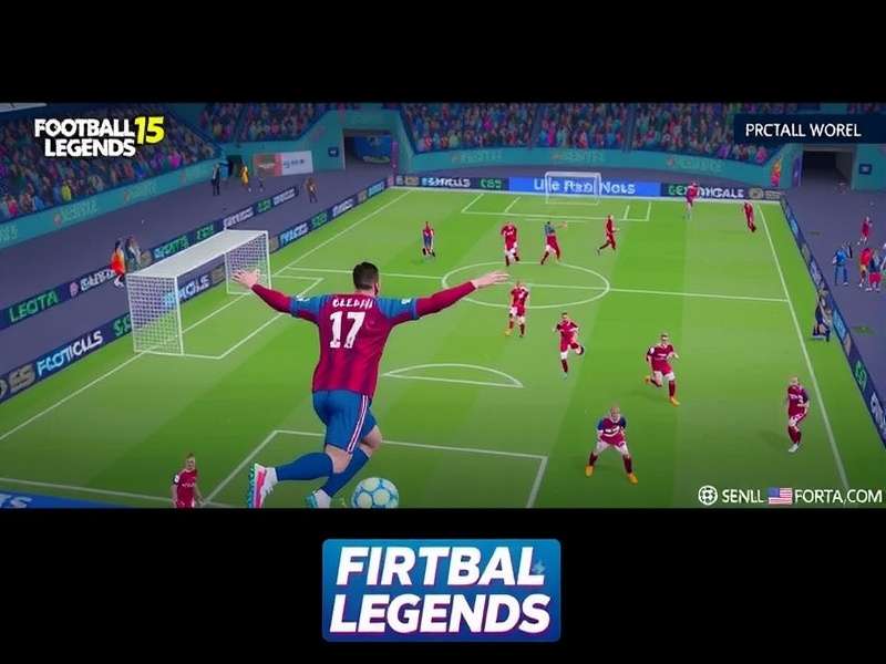 Football Legends 2021 Y8 gameplay action shot with Indian players celebrating a goal