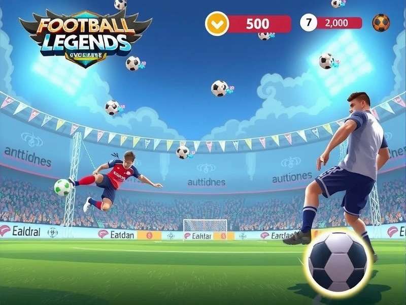 Football Legends Unblocked Full Screen gameplay action shot