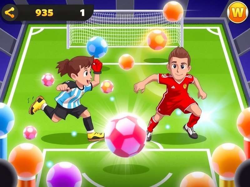 Football Legends game being played on Poki platform — intense 1v1 football action