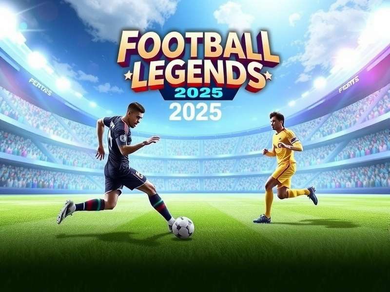 Football Legends 2025 Game action scene on mobile and desktop
