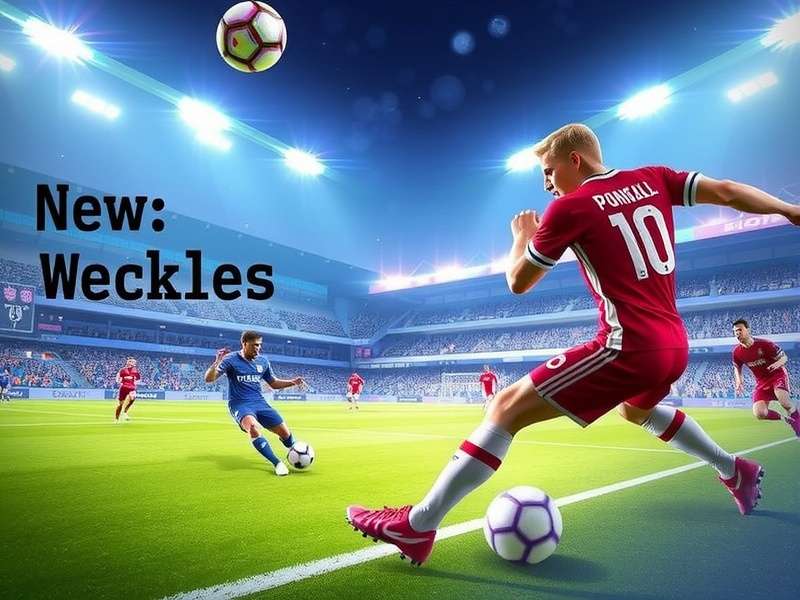 Y8 2 Player Football Legends 2019 gameplay screenshot showing two players competing on a vibrant football pitch