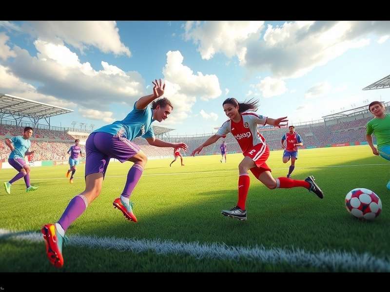 Football Legends gameplay action on Poki Futbol