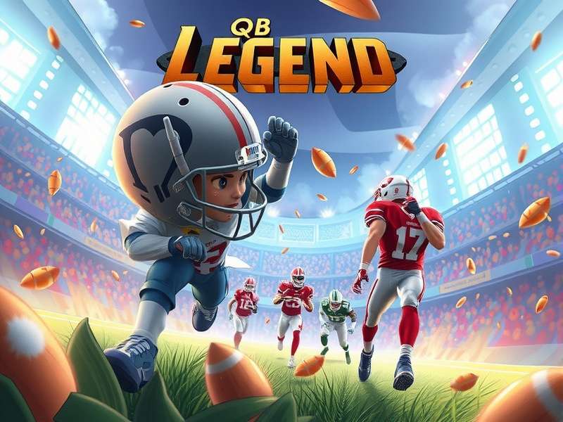 Qb Legend – Football Legends ultimate guide banner showing gameplay and community
