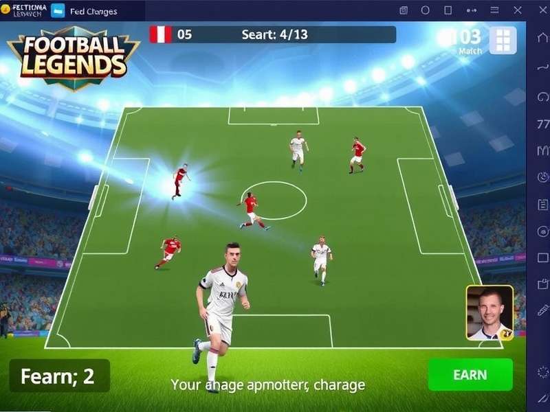 Football Legends 2024 Match – intense gameplay on the pitch with players in action