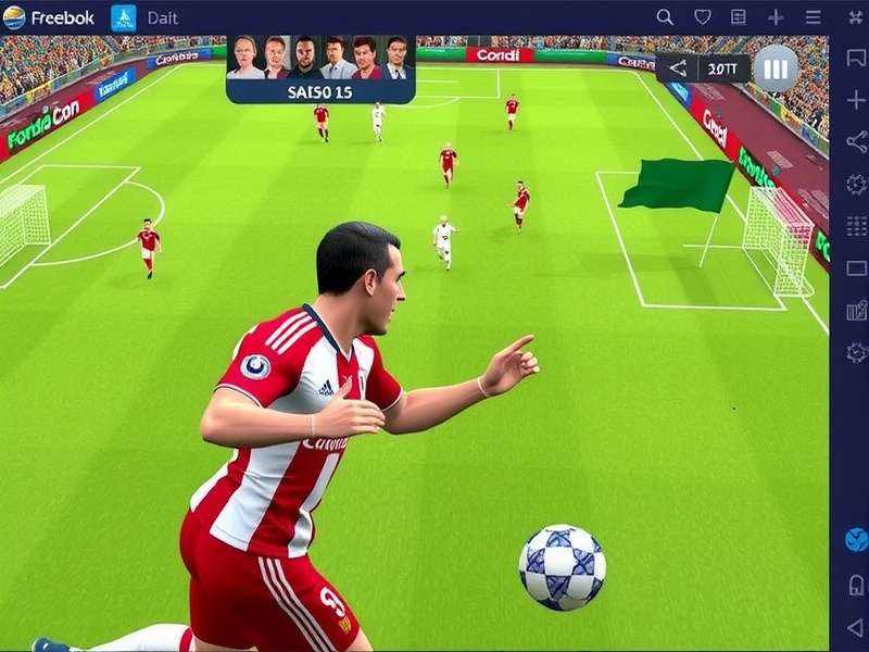 Football Legends Game 2024 gameplay action shot featuring players competing on a vibrant green pitch